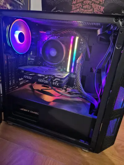 PC Gamer RTX 4060 + Ryzen 5 5600X + SSD NVMe 1TB + - miniatura 2