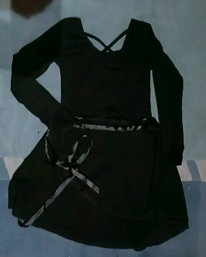 conjunto ballet negro niña