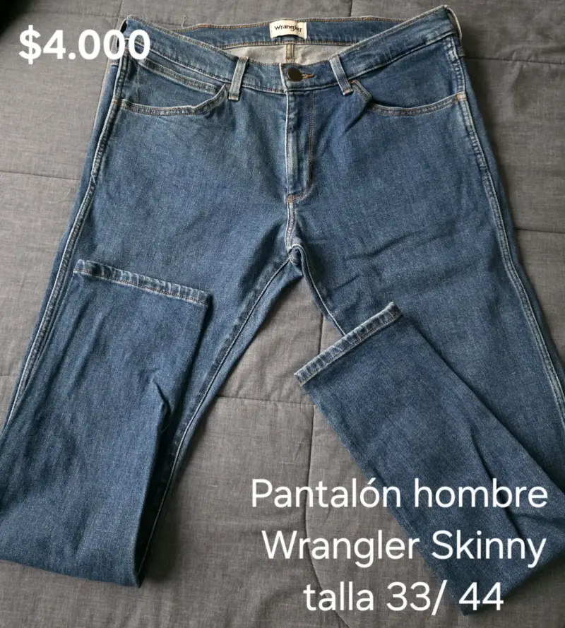 Jeans Wrangler Skinny para hombre talla 33/44