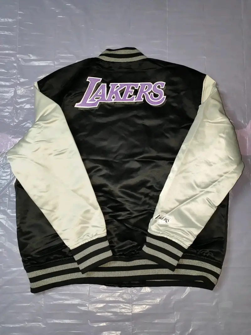 Chaqueta NBA Los Angeles Lakers negra y blanca - 2