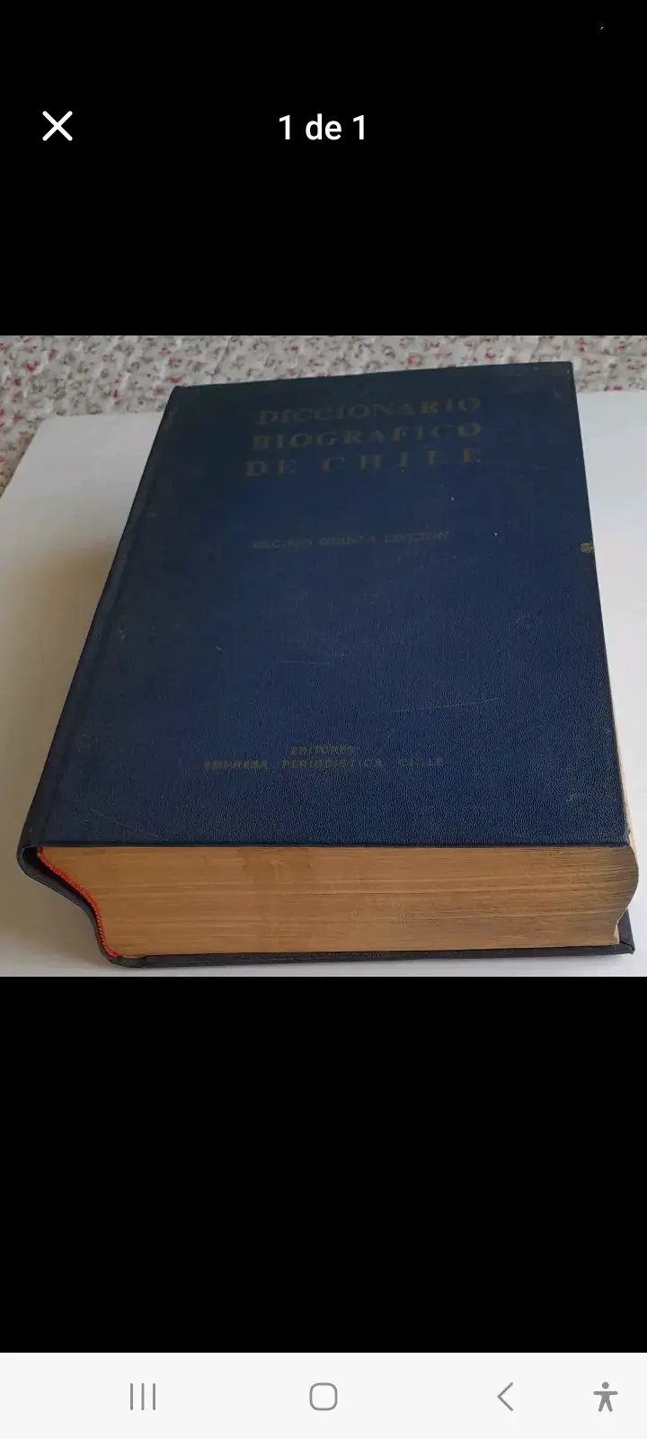 Diccionario Biográfico de Chile edición antigua