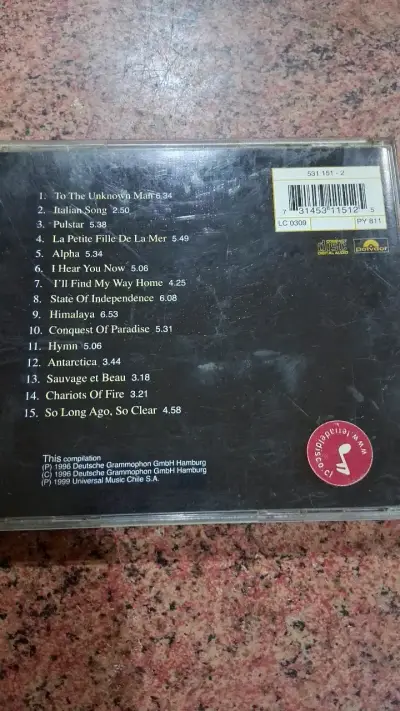 CD Vangelis Portraits So Long Ago So Clear - miniatura 3