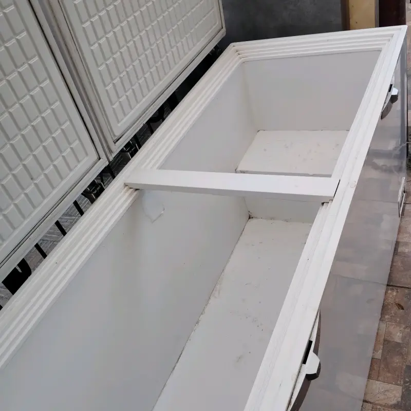 Congelador horizontal grande con doble tapa - 3