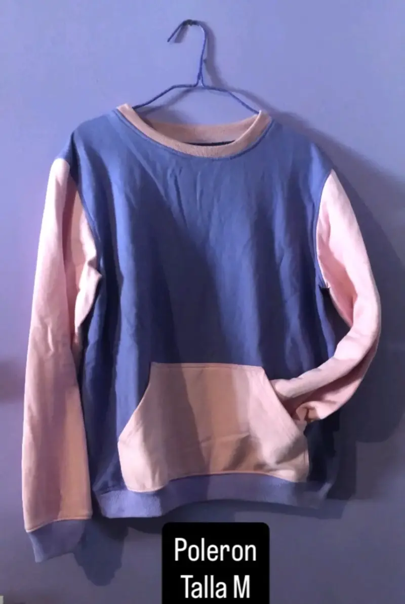 Polerón bicolor talla M