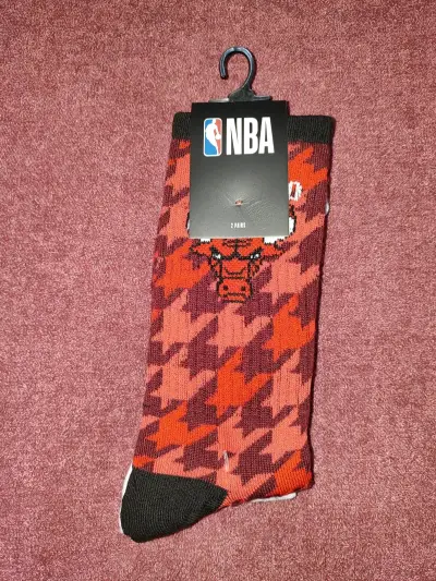 Calcetines NBA Chicago Bulls rojos - miniatura 1