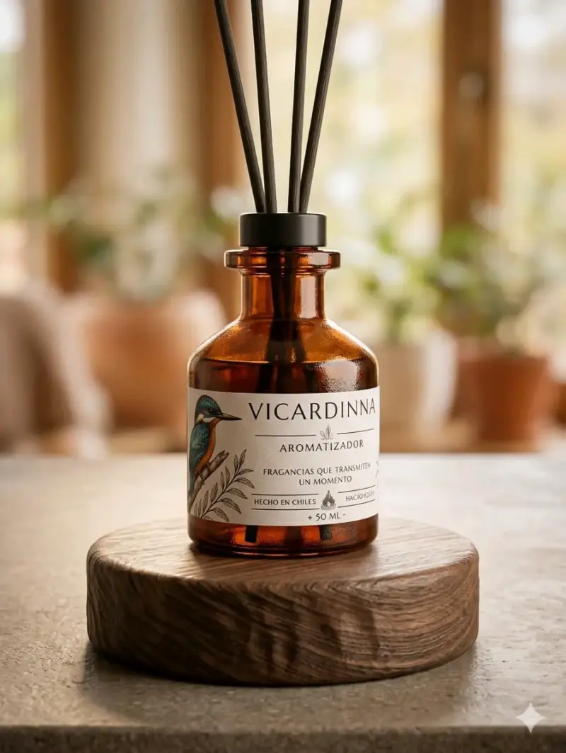 Aromatizador Vicardinna 50ml fragancia natural