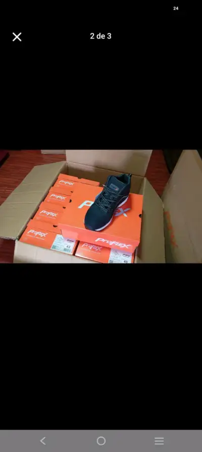 Zapatillas de seguridad Proflex negras tallas disp - miniatura 1