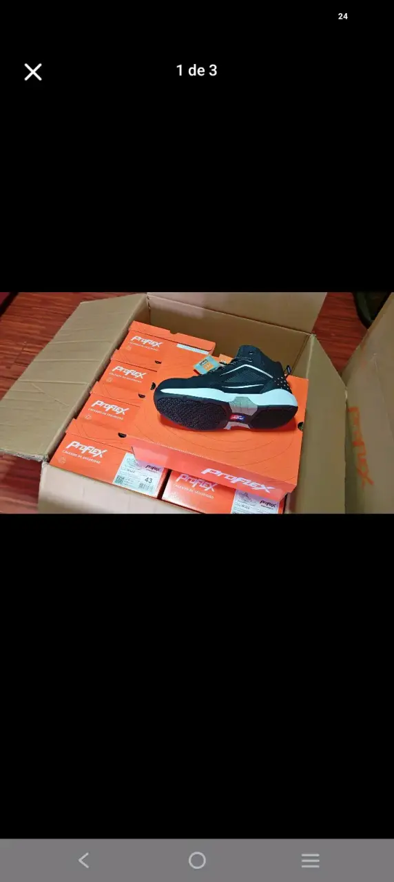 Zapatillas de seguridad Proflex negras tallas disp - 2