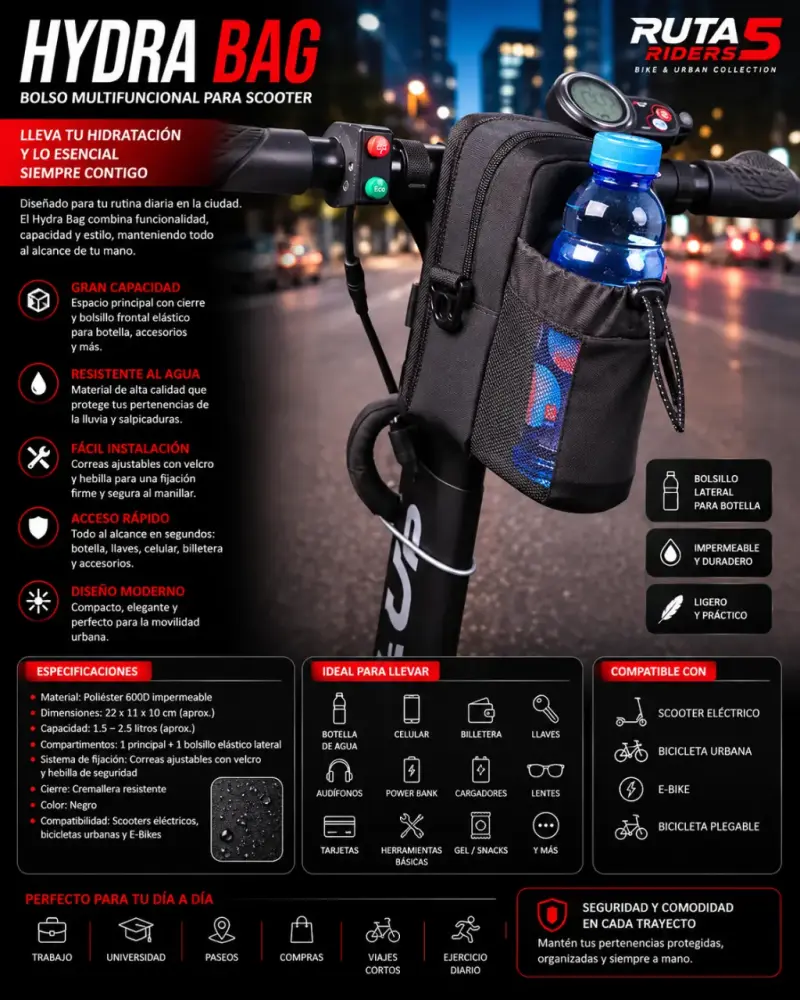 Hydra Bag // PortaCelular Scooter