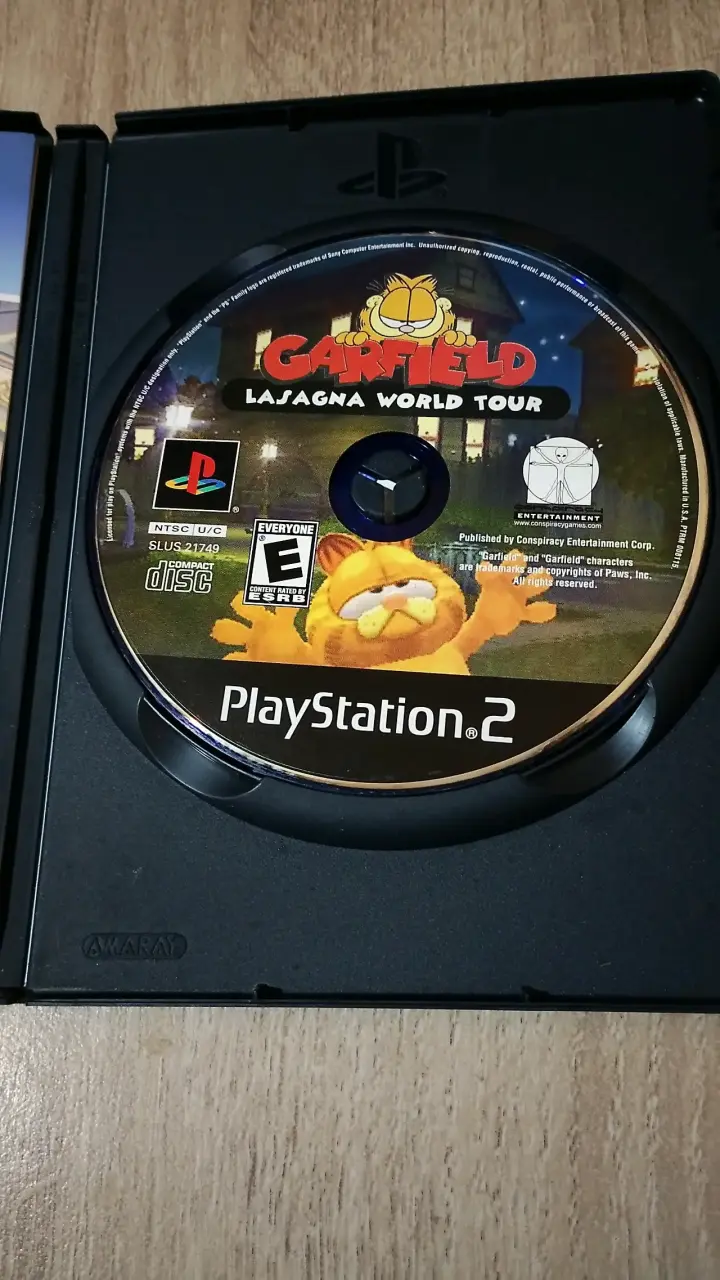 Juego PS2 Garfield Lasagna World Tour - 2