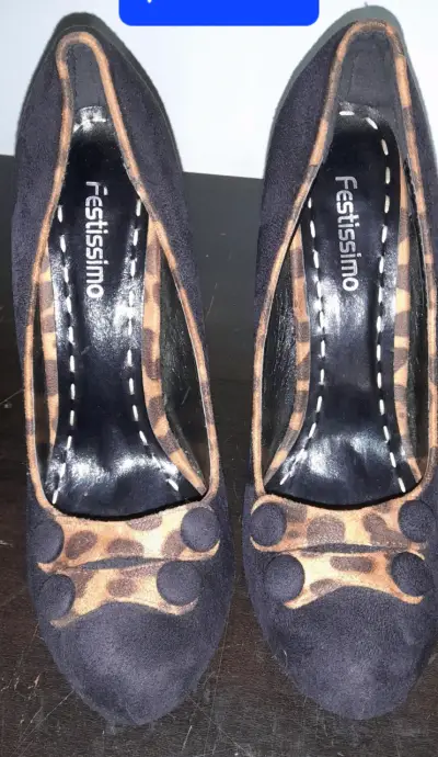 Zapatos de tacón Festissimo con diseño animal print - miniatura 1