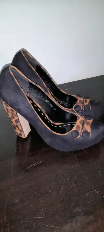 Zapatos de tacón Festissimo con diseño animal print - miniatura 3
