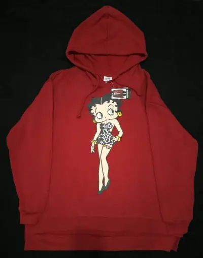 Polerón rojo con capucha Betty Boop - miniatura 1