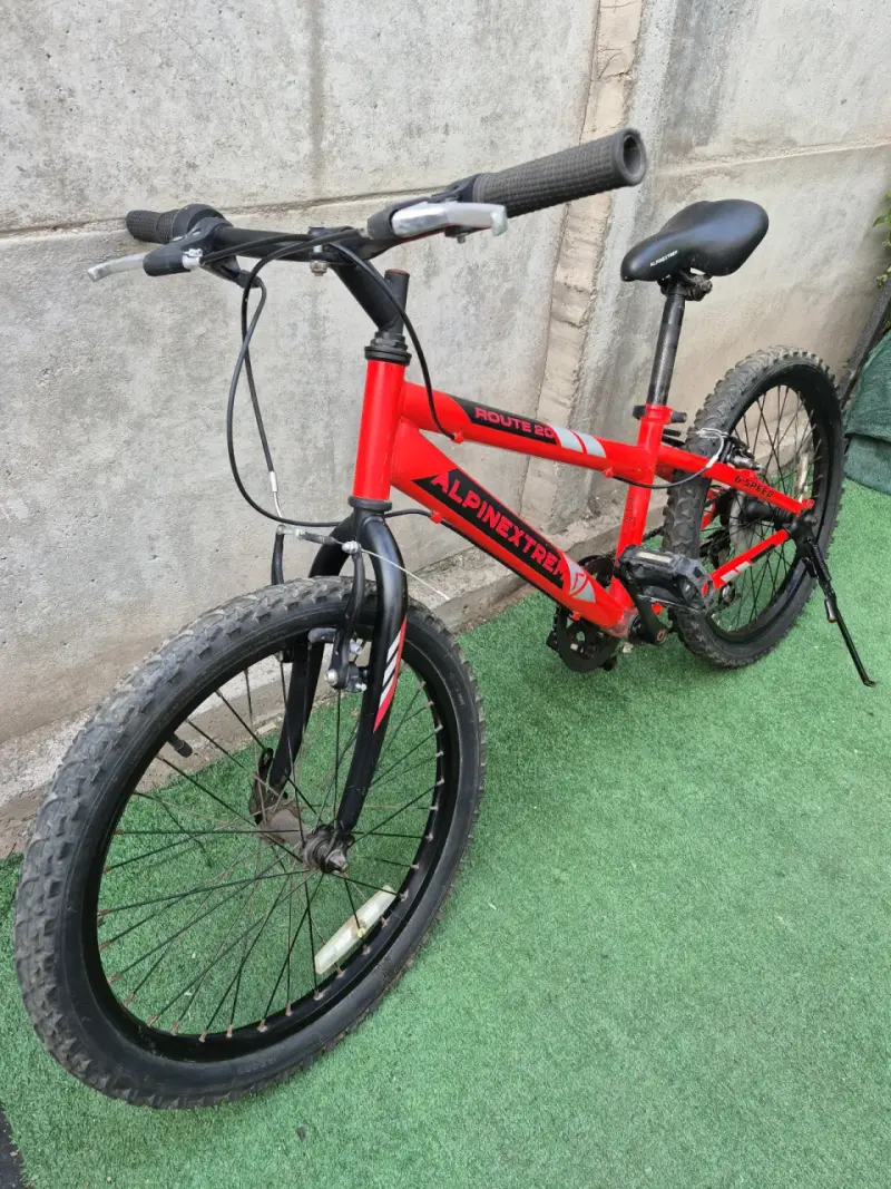 Bicicleta Alpinextrem,aro 20 roja para niños - 6