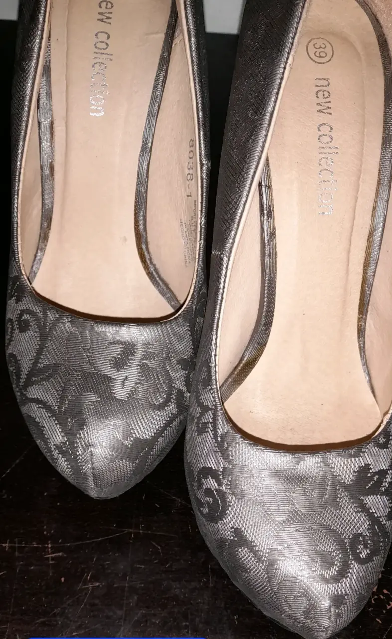 Zapatos New Collection gris floral - 2