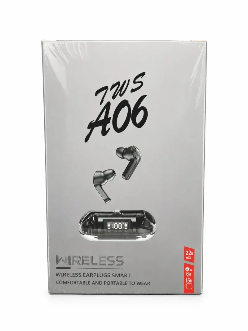 Auriculares inalámbricos TWS A06 con estuche