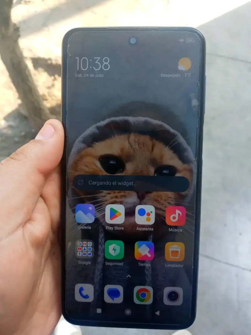 redmi note 9 con pantalla completa - 1