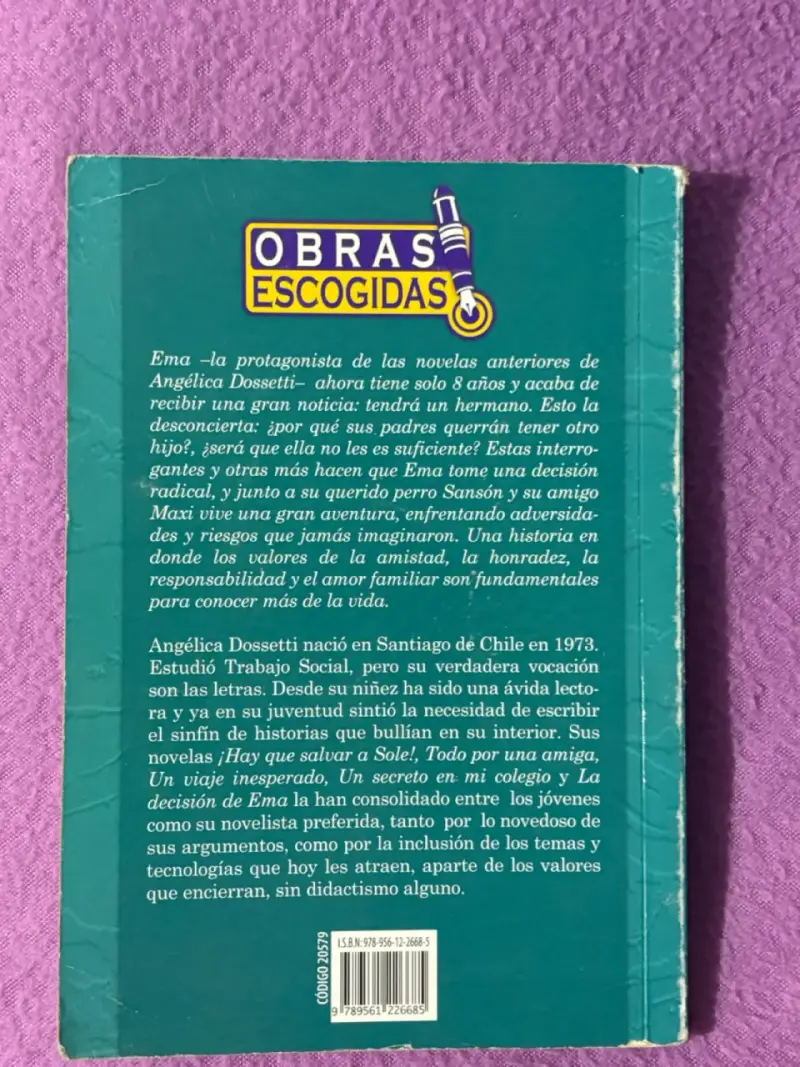 Libro 'La escapada de Ema' de Angélica Dossetti - 2