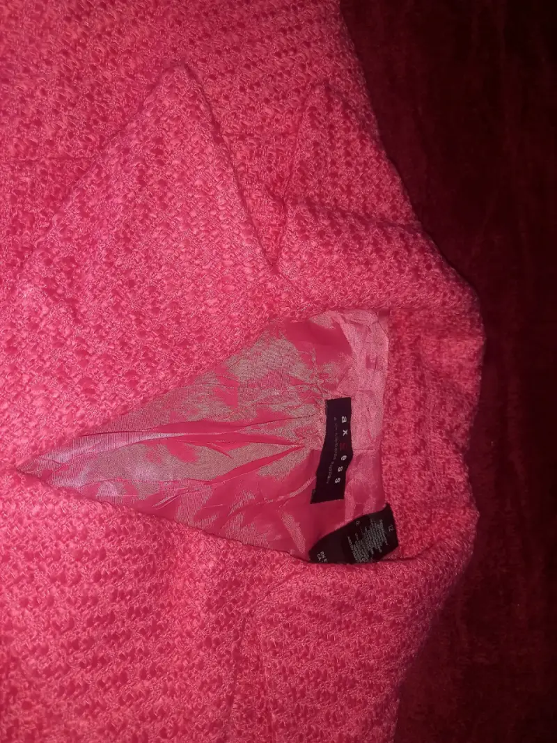Blazer rosado lanilla S /M - 2