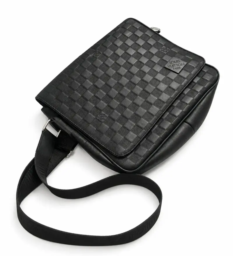 Bolso bandolera Louis Vuitton negro damero - 1