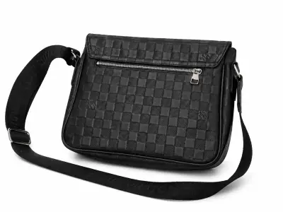 Bolso bandolera Louis Vuitton negro damero - miniatura 2