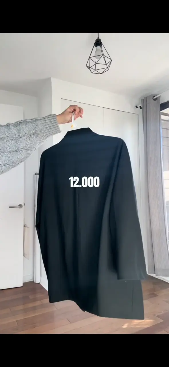 Blazer negro oversized Zara - 2
