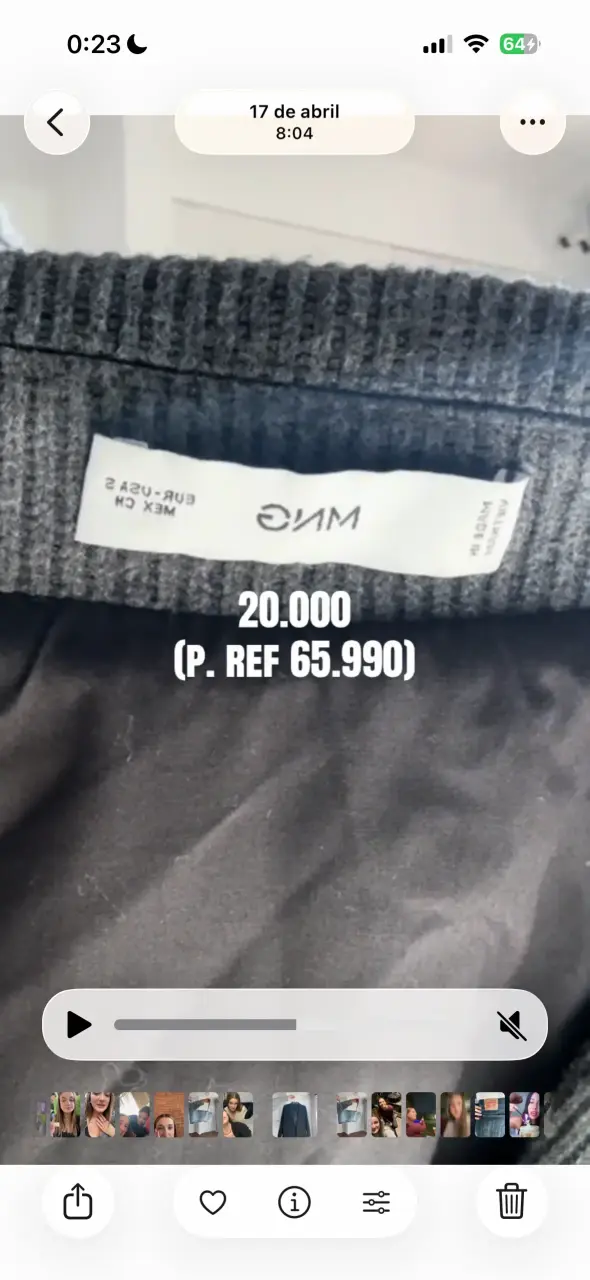 Chaqueta de lana gris para mujer Mango - 3
