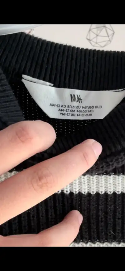 Suéter de rayas blanco y negro H&M - miniatura 2