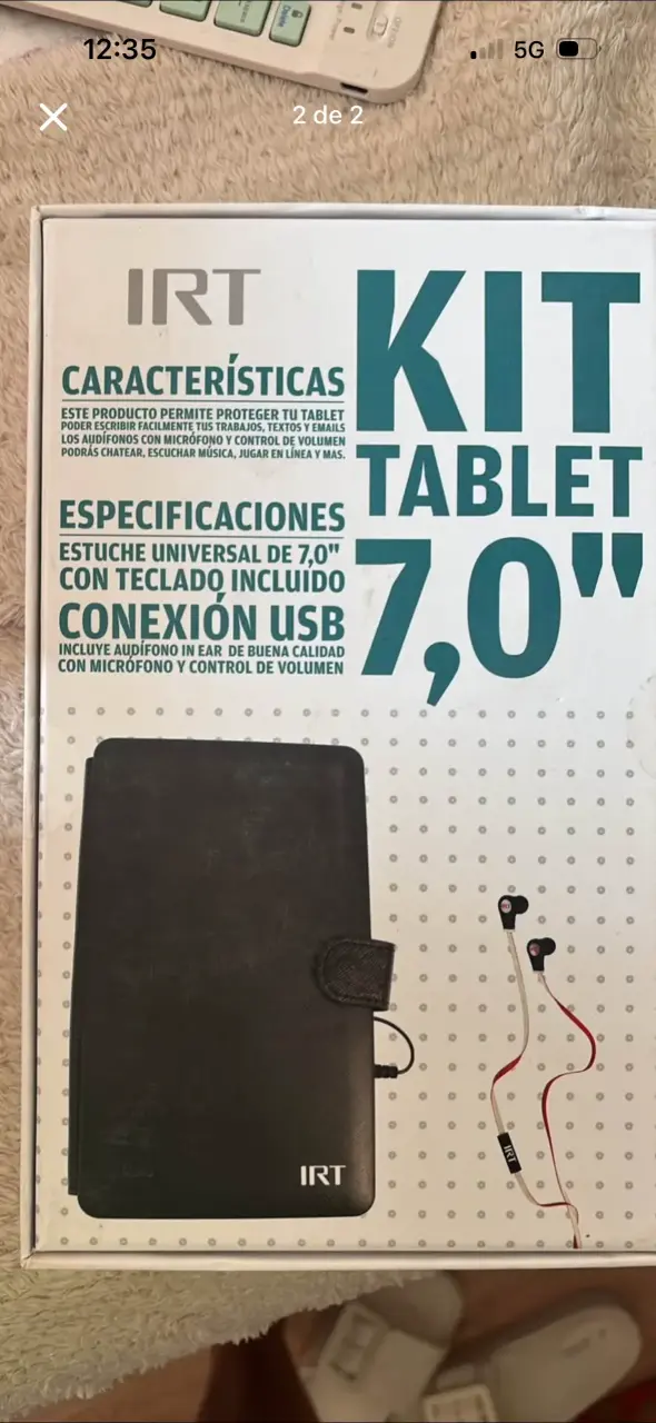 Kit de accesorios para tablet 7 pulgadas IRT - 2