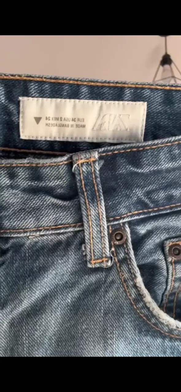 Jeans azul clásico para mujer Zara - 3