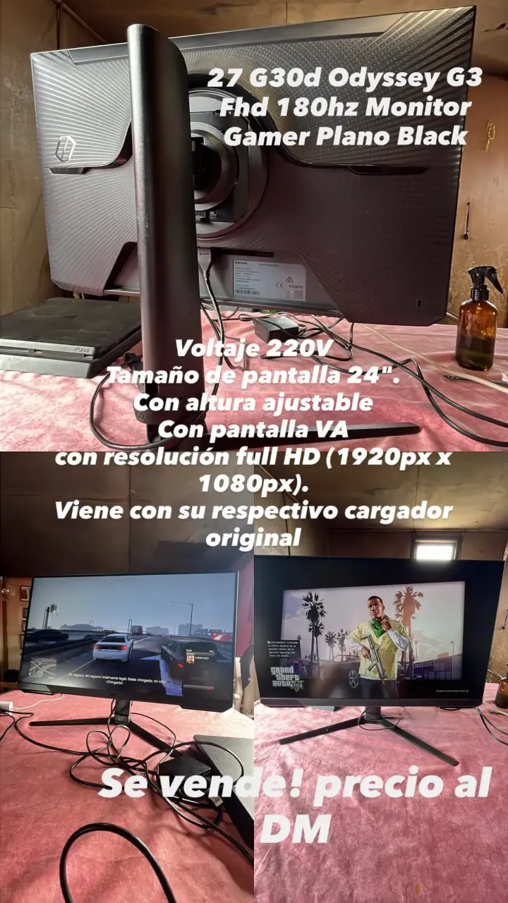 Monitor Gamer Samsung Odyssey G3 27" FHD 180Hz