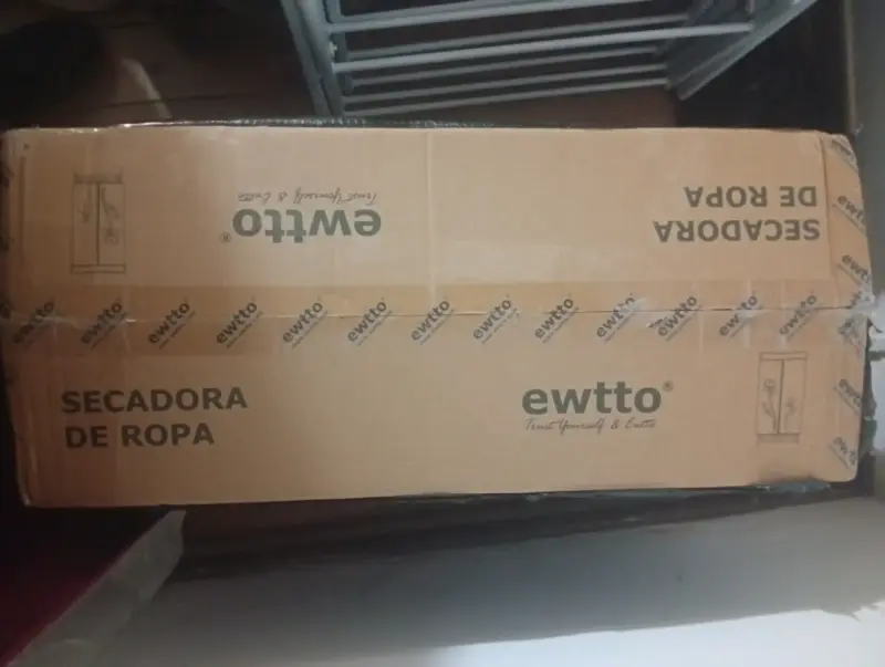 Secadora de ropa portátil Ewtto azúl - 4