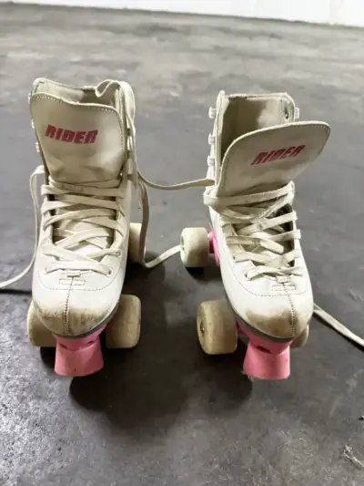 Patines Artísticos 4 ruedas Rider blancos N34 - miniatura 1