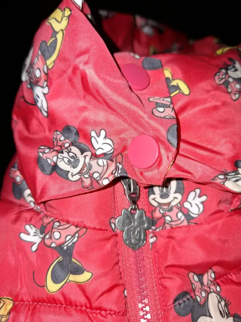 Chaqueta infantil roja con estampado de Minnie - 3