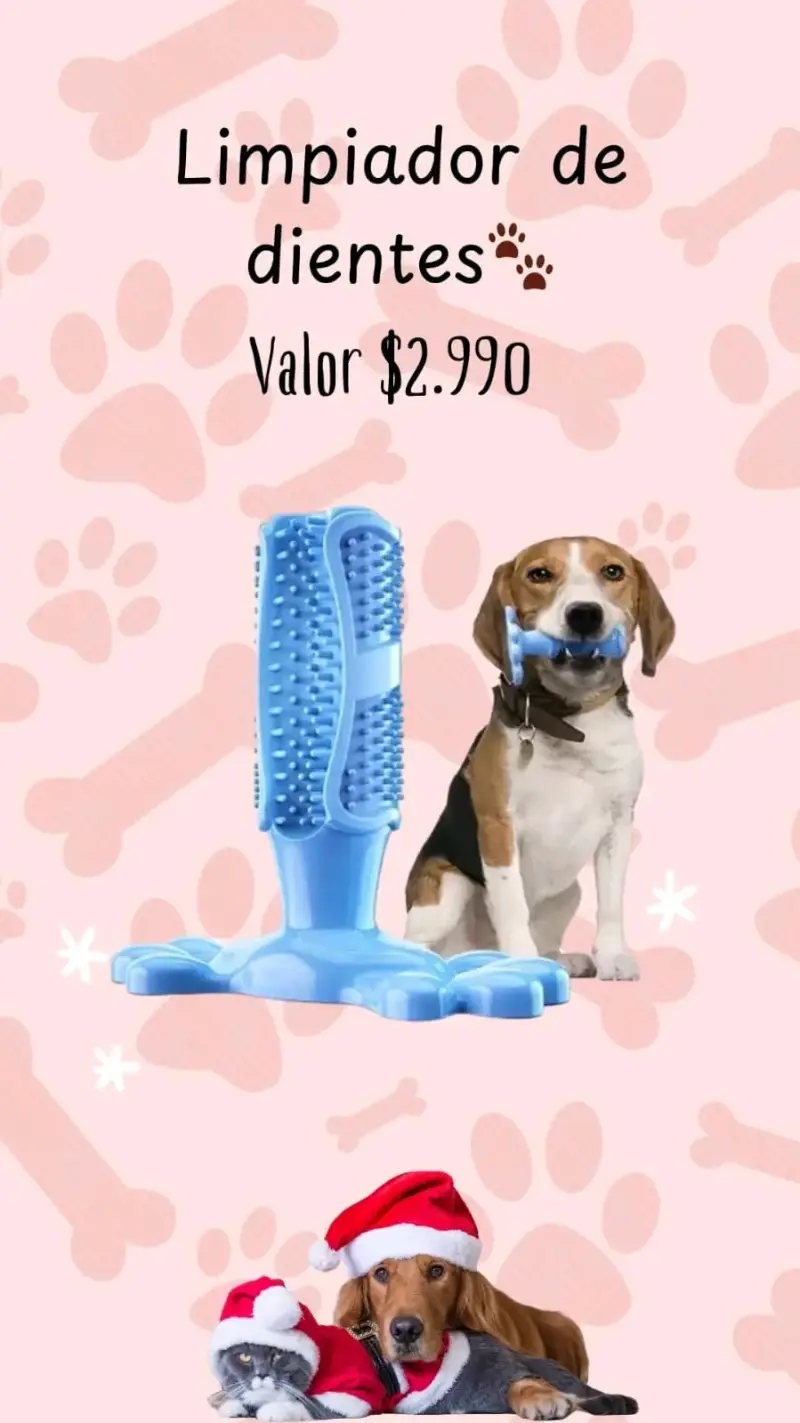 Limpiador de dientes para perros
