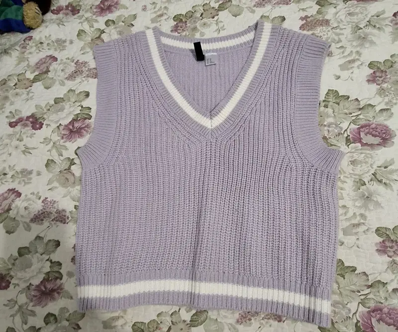Chaleco sin mangas lila H&M - 1
