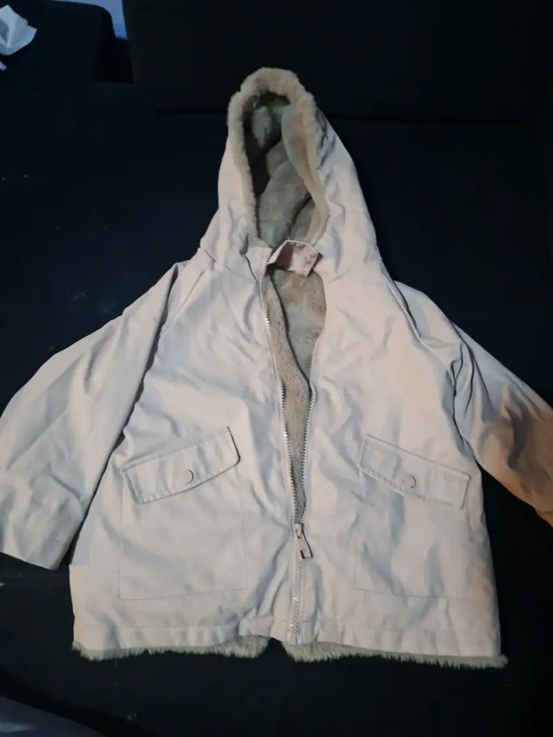 Chaqueta de niña Zara con forro de peluche - 4