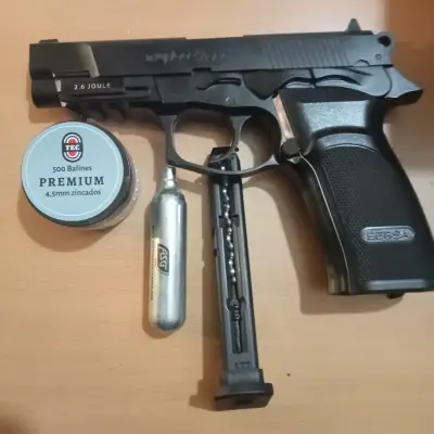 Pistola de aire comprimido 2.6 Joule con balines - miniatura 1