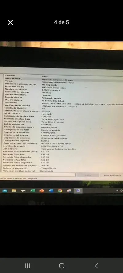Computador Lenovo ThinkCentre M58 usado - miniatura 4