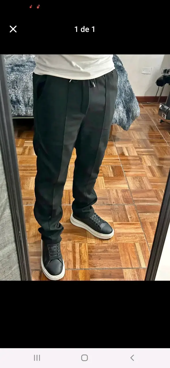 Pantalón negro para hombre Talla M.
