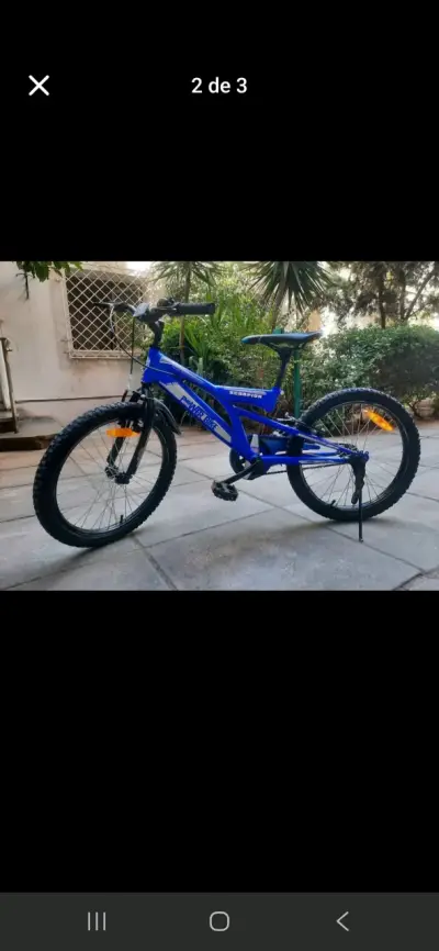 Bicicleta Powerbike Fushion azul aro 20 - miniatura 1