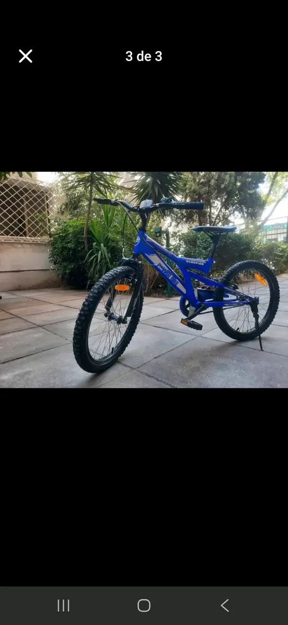 Bicicleta Powerbike Fushion azul aro 20 - 2