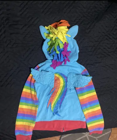 Polerón infantil My Little Pony rainbow - miniatura 2
