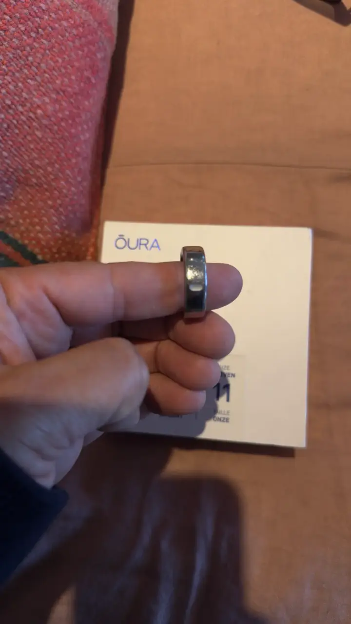 Anillo inteligente Oura de acero inoxidable - 4