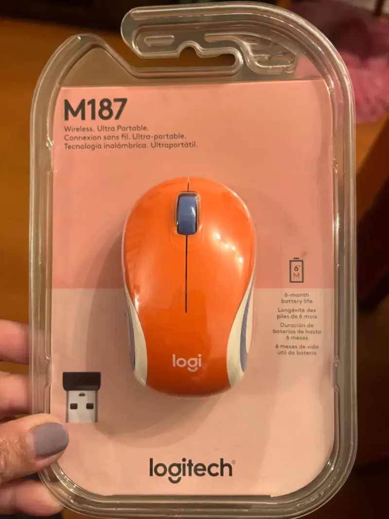 Mouse inalámbrico Logitech M187 ultracompacto - 2