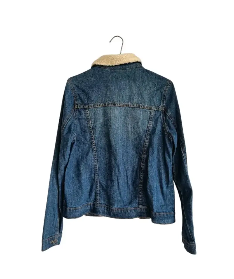 Chaqueta de mezclilla con forro de sherpa - 2