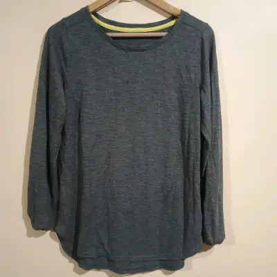 Polera manga larga gris oscuro - miniatura 1