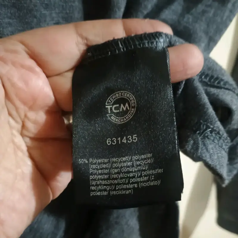 Polera manga larga gris oscuro - 4