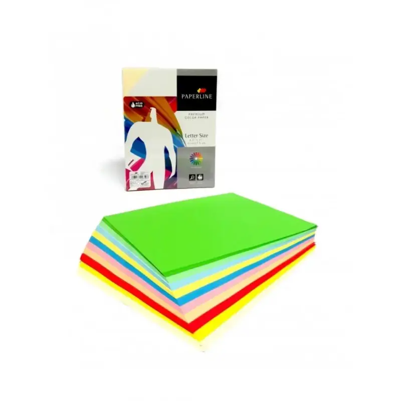 Papel de colores tamaño carta Paperline - 1