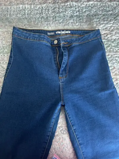 Jeans azul oscuro para mujer Evolve - miniatura 2